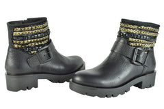 Ghete Piele Naturala Tosca Blu Kiruna