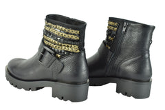 Ghete Piele Naturala Tosca Blu Kiruna