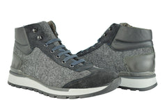 Ghete Piele Naturala Ghost Gri