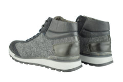 Ghete Piele Naturala Ghost Gri