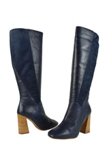 Cizme Piele Naturala Mila Stavau Blue