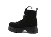 Ghete Piele Naturala Niko Cam Black