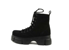 Ghete Piele Naturala Niko Cam Black