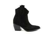 Botine Piele Naturala Sara Black