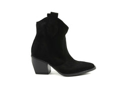 Botine Piele Naturala Sara Black