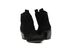 Botine Piele Naturala Sara Black