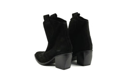 Botine Piele Naturala Sara Black