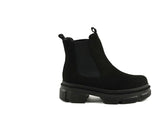 Ghete Piele Naturala Evelina Black