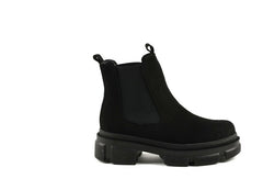 Ghete Piele Naturala Evelina Black