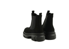 Ghete Piele Naturala Evelina Black
