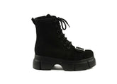 Ghete Piele Naturala Raya Black
