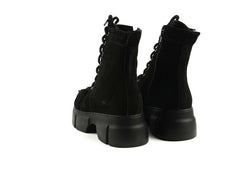 Ghete Piele Naturala Raya Black