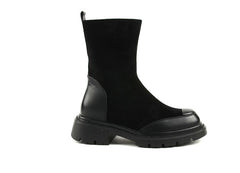 Ghete Piele Naturala Feeling HS008-1340 Black