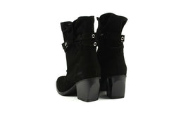 Botine Piele Naturala Saraya Black