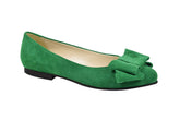 Balerini Dama 7183 Green Suede - Dolly Suede