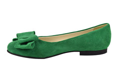 Balerini Dama 7183 Green Suede - Dolly Suede