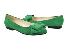 Balerini Dama 7183 Green Suede - Dolly Suede