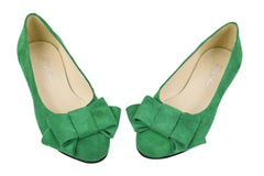 Balerini Dama 7183 Green Suede - Dolly Suede
