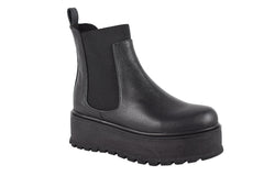 Ghete Piele Naturala Eros Botal Black