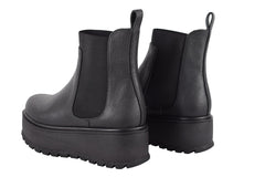 Ghete Piele Naturala Eros Botal Black