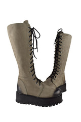 Cizme Piele Naturala Vanda Grey