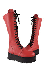 Cizme Piele Naturala Vanda Red Bizon