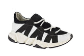 Sneakers Piele Naturala Byona White&Black