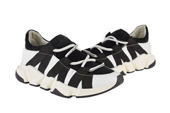Sneakers Piele Naturala Byona White&Black