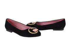 Balerini Piele Naturala Sara 718Acc - Dolly Shoes