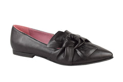 Balerini Piele Naturala Victoria Black - Dolly Shoes