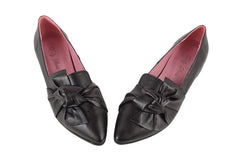 Balerini Piele Naturala Victoria Black - Dolly Shoes