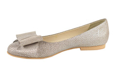 Balerini Piele Naturala 1783 Bej Sidef - Dolly Shoes