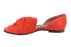 Balerini Piele Naturala Loreta Red