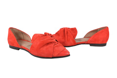 Balerini Piele Naturala Loreta Red