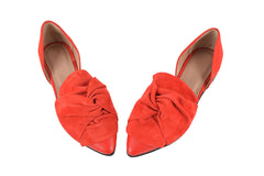 Balerini Piele Naturala Loreta Red