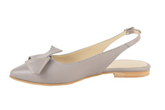 Balerini Piele Naturala Olivia Grey