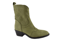 Botine Piele Naturala Kiana Verzi