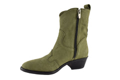 Botine Piele Naturala Kiana Verzi