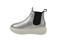 Ghete Copii U.S. Polo Assn. HELIS001-SIL-BLK01