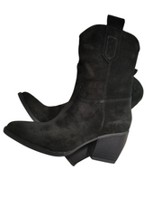 Botine Piele Naturala Mady Black