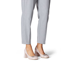 Pantofi Cu Toc Felicia Powder Patent