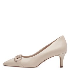Pantofi Piele Naturala Clara Ivory
