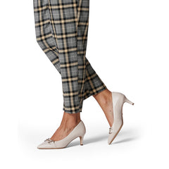 Pantofi Piele Naturala Clara Ivory