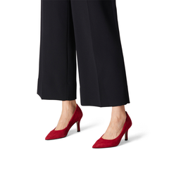 Pantofi Piele Naturala Nebra Red