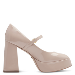 Pantofi Cu Toc Jetty Nude Patent