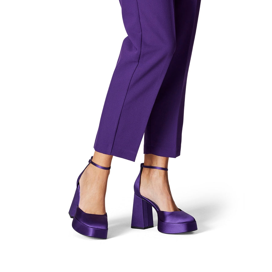 Pantofi Cu Toc Jetty Purple