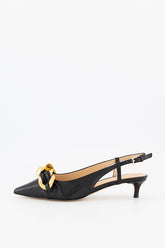 Pantofi Piele Naturala Guess Slingback Jazara Black