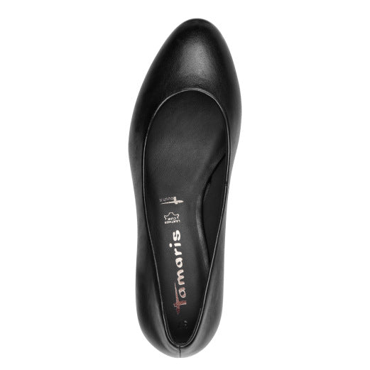 Pantofi Piele Naturala Aracely Black - Tamaris