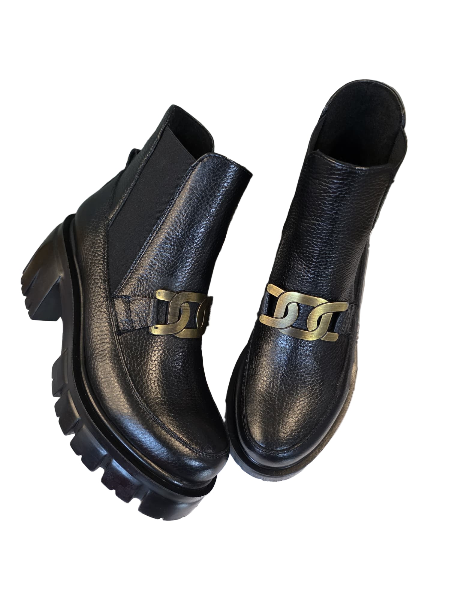 Ghete Piele Naturala Katrinelle - Dolly Shoes