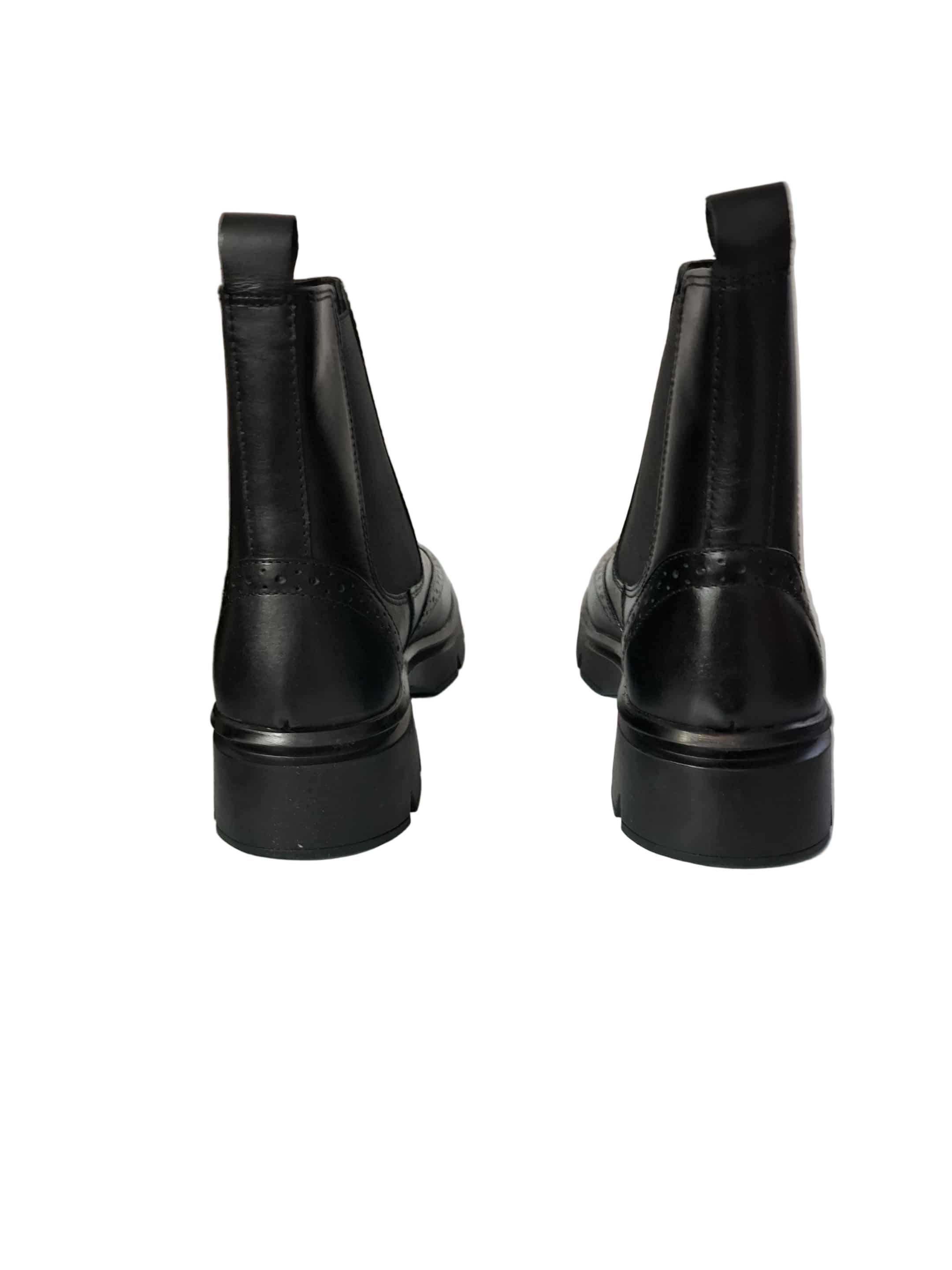 Ghete Piele Naturala Bellini A2030 Black